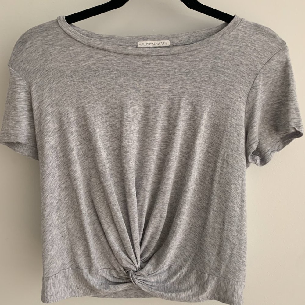 Tie Grey Shirt